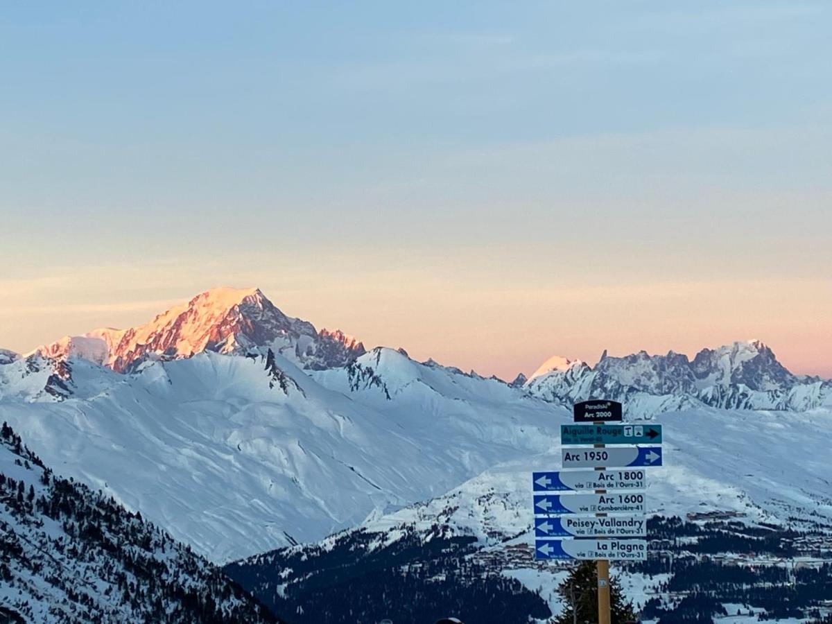 Alps Les Arcs 1950 Prince Des Cimes, Ski-In Out,Swimming Pool, Sauna, Shoes Dryer 부르생모리스 외부 사진